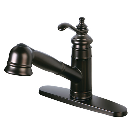 GOURMETIER Templeton Pull-Out Kitchen Faucet, Oil Rubbed Bronze GSC7575TL